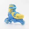 Neue Rollschuhe für kleine Kinder, konvertiert von Tri-Wheel in Inline-Skates
