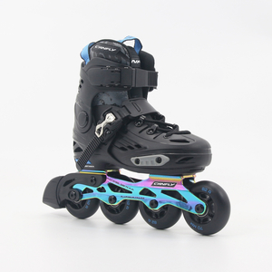 Einstellbarer Freestyle-städtischer Slalom-Skate mit CNC-Chassis