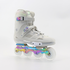 Rainbow Glitter Freier Stil Slalom Inline-Skate für Erwachsene